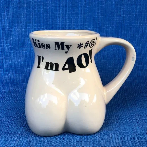 Vintage Spencer's Gifts 40 Year Old Coffee Mug - Picture 1 of 4